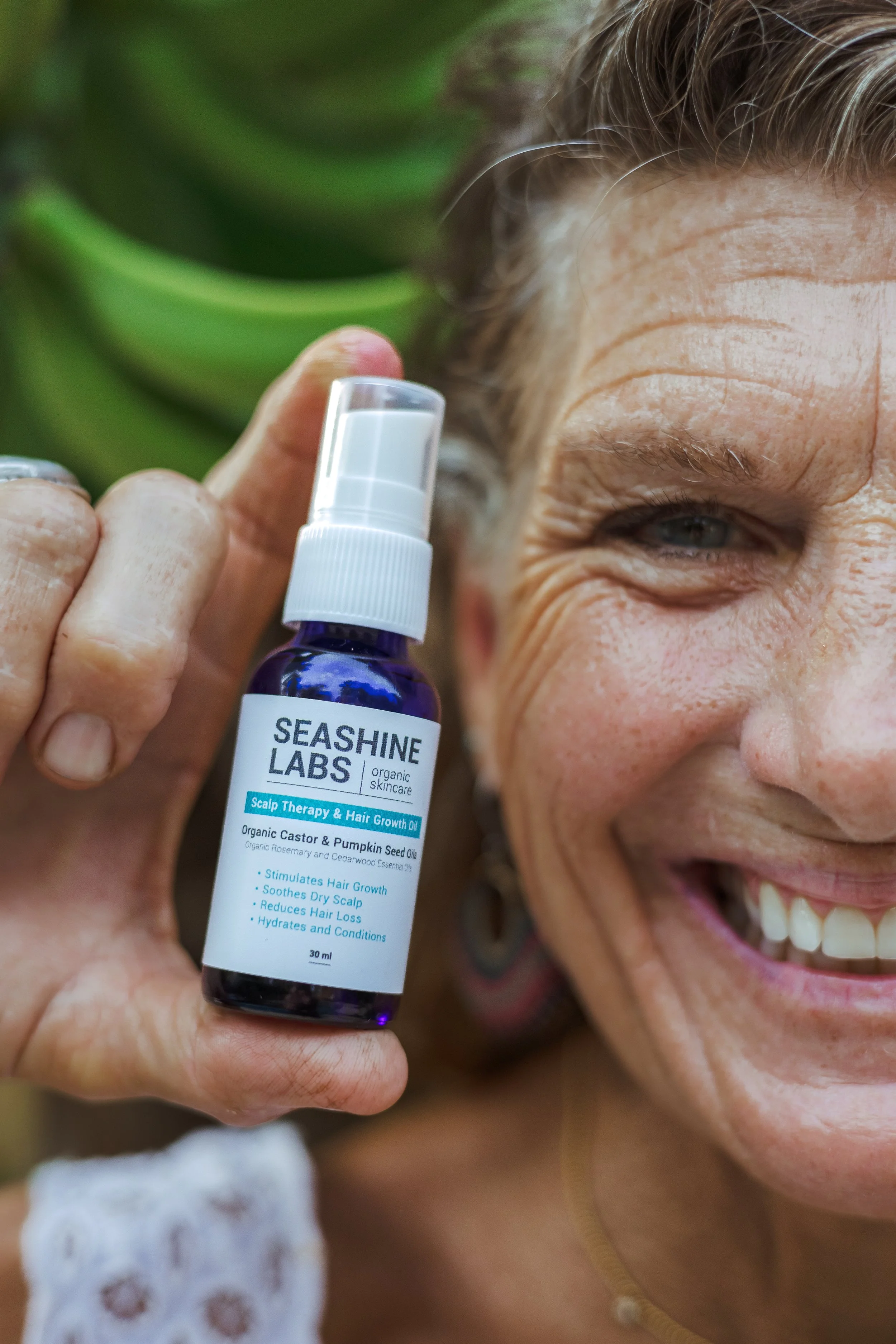 Scalp Therapy & Hair Growth Oil 30ml — Seashine Labs Organic Skincare